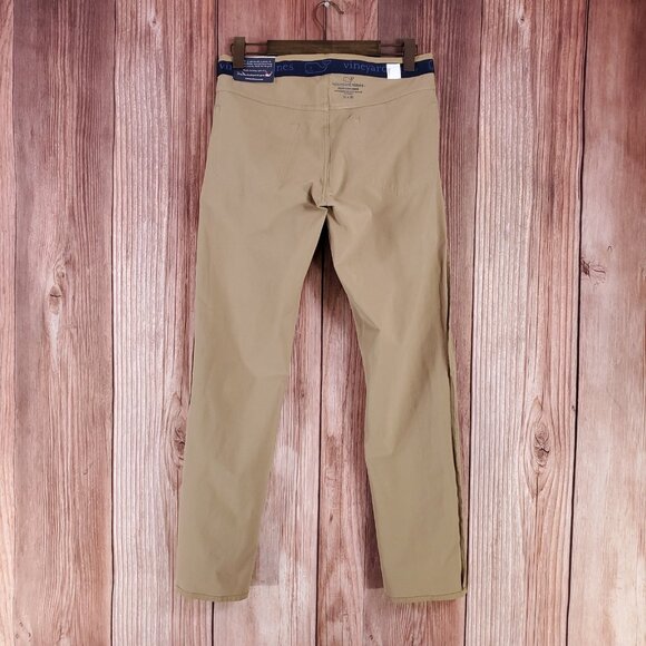 NWT Vineyard Vines Performance Mens Size 30X30 Ridge Khaki 5 Pocket Pants $92.99 - Picture 4 of 16